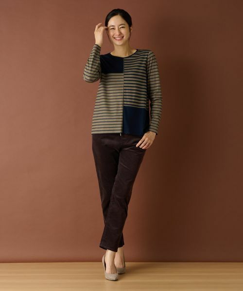 Leilian / レリアン デニムパンツ | 【あったか素材】ストレッチコーデュロイパンツ【L JEANS】 | 詳細11