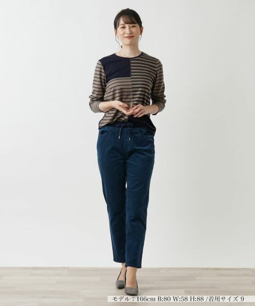 Leilian / レリアン デニムパンツ | 【あったか素材】ストレッチコーデュロイパンツ【L JEANS】 | 詳細19