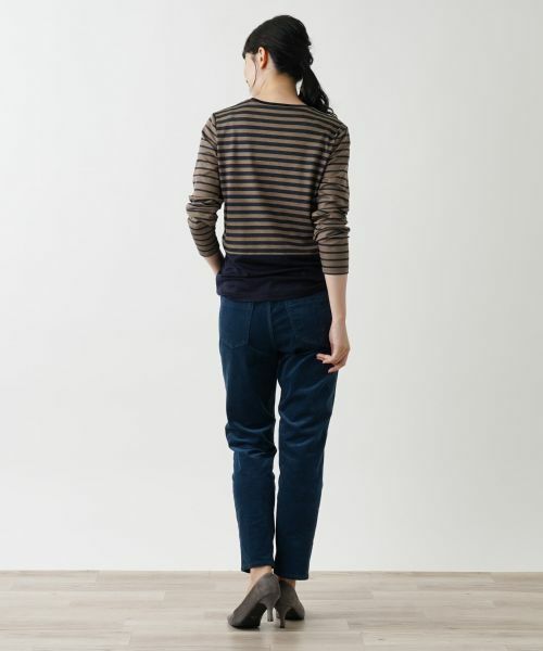 Leilian / レリアン デニムパンツ | 【あったか素材】ストレッチコーデュロイパンツ【L JEANS】 | 詳細21