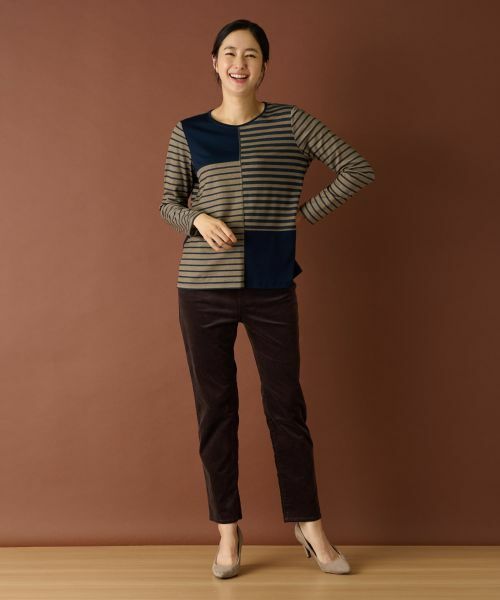 Leilian / レリアン デニムパンツ | 【あったか素材】ストレッチコーデュロイパンツ【L JEANS】 | 詳細7