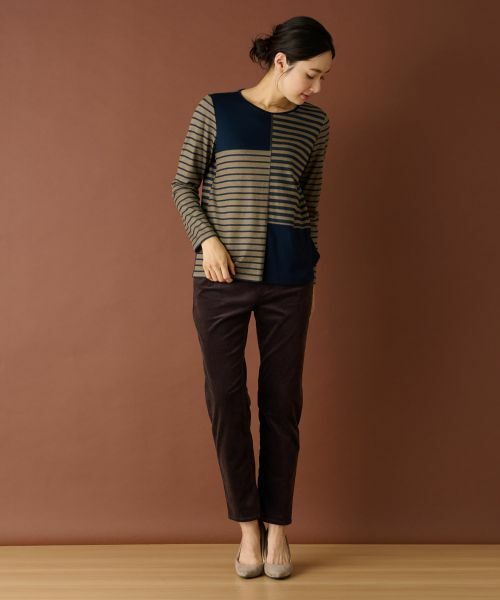 Leilian / レリアン デニムパンツ | 【あったか素材】ストレッチコーデュロイパンツ【L JEANS】 | 詳細8