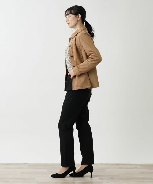 Leilian / レリアン デニムパンツ | あったか裏起毛デニム【L JEANS】 | 詳細20