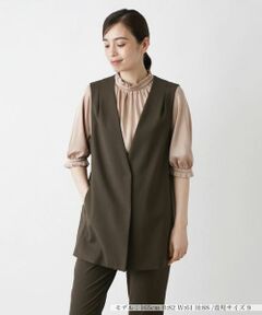 Leilian / レリアン テーラードジャケット | Vネックベスト