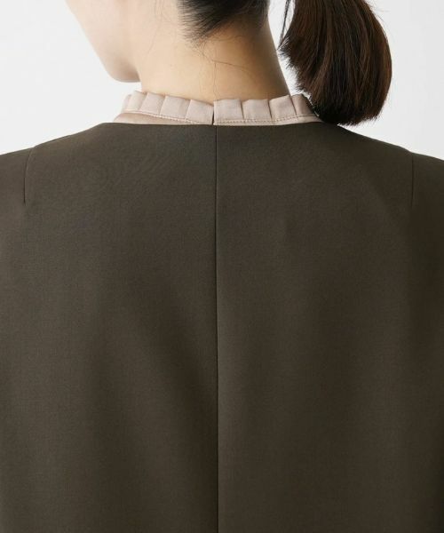 Leilian / レリアン テーラードジャケット | Vネックベスト | 詳細11