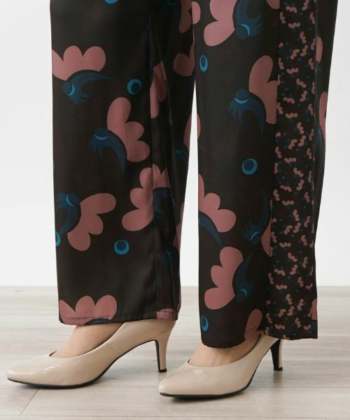 Leilian / レリアン その他パンツ | 洗えるプリントワイドパンツ | 詳細10