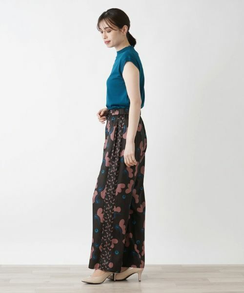 Leilian / レリアン その他パンツ | 洗えるプリントワイドパンツ | 詳細2