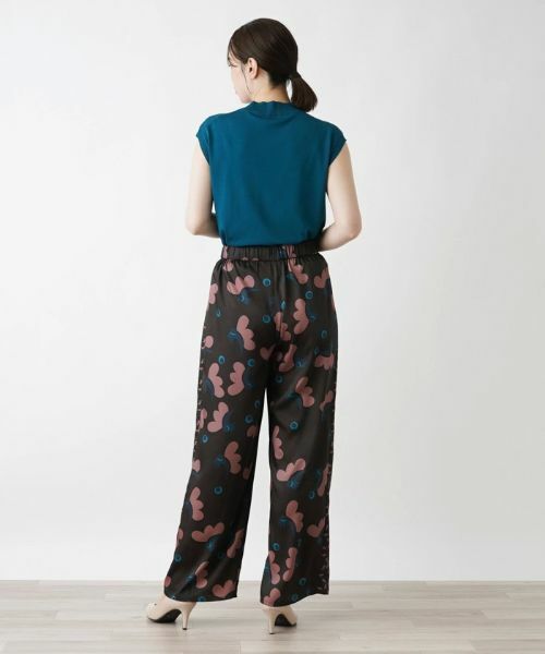 Leilian / レリアン その他パンツ | 洗えるプリントワイドパンツ | 詳細3