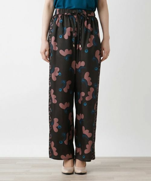 Leilian / レリアン その他パンツ | 洗えるプリントワイドパンツ | 詳細4