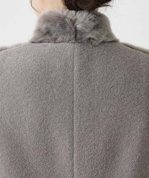 Leilian / レリアン テーラードジャケット | フェイクファー切替ベスト | 詳細10