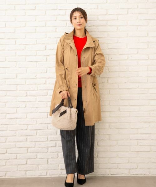 Leilian / レリアン その他アウター | フーディーロングコート | 詳細13