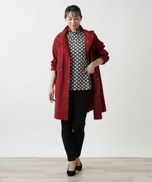 Leilian / レリアン その他アウター | フーディーロングコート | 詳細5