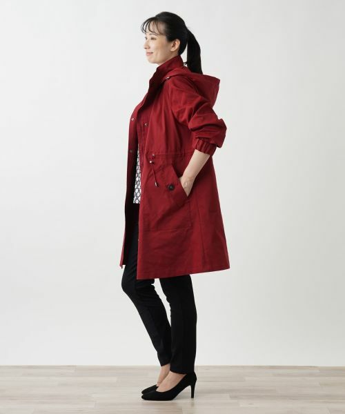 Leilian / レリアン その他アウター | フーディーロングコート | 詳細6