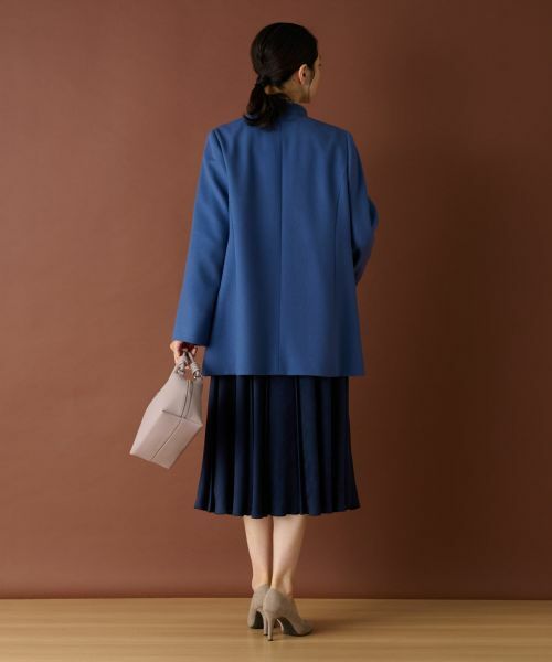 Leilian / レリアン その他アウター | カシミヤスタンドカラーコート【深喜毛織 】 | 詳細16