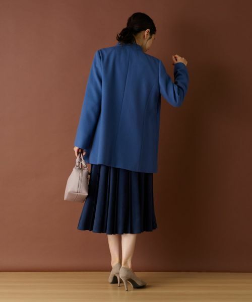 Leilian / レリアン その他アウター | カシミヤスタンドカラーコート【深喜毛織 】 | 詳細17