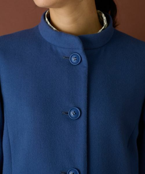 Leilian / レリアン その他アウター | カシミヤスタンドカラーコート【深喜毛織 】 | 詳細18