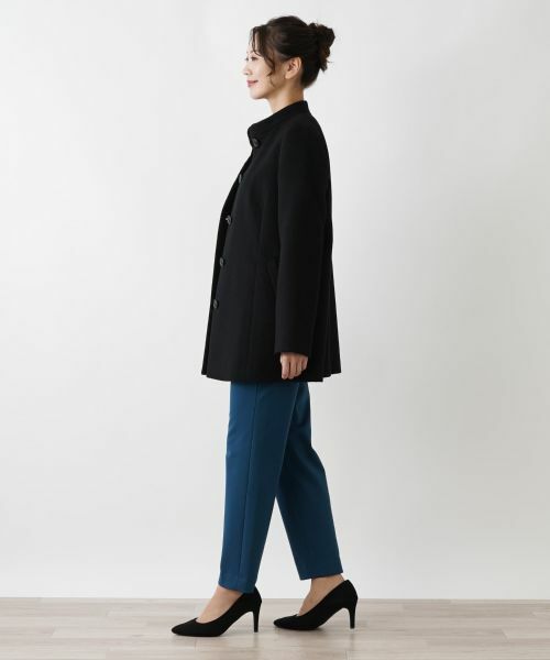 Leilian / レリアン その他アウター | カシミヤスタンドカラーコート【深喜毛織 】 | 詳細25