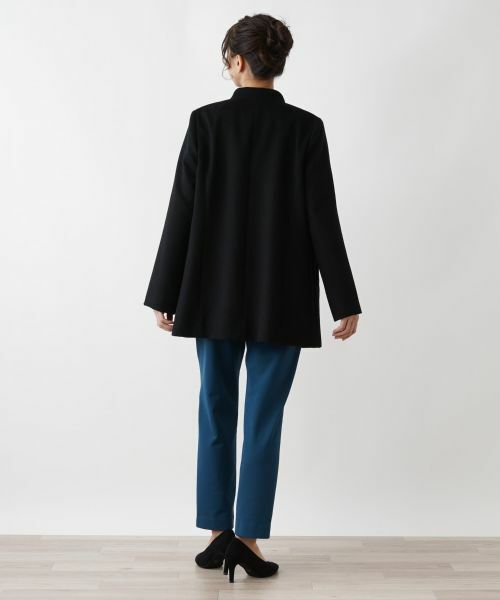 Leilian / レリアン その他アウター | カシミヤスタンドカラーコート【深喜毛織 】 | 詳細26