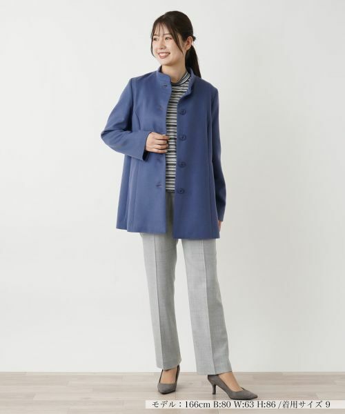 Leilian / レリアン その他アウター | カシミヤスタンドカラーコート【深喜毛織 】 | 詳細28