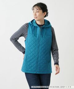 Leilian / レリアン テーラードジャケット | キルティングフーディベスト