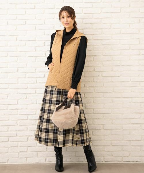 Leilian / レリアン テーラードジャケット | キルティングフーディベスト | 詳細1