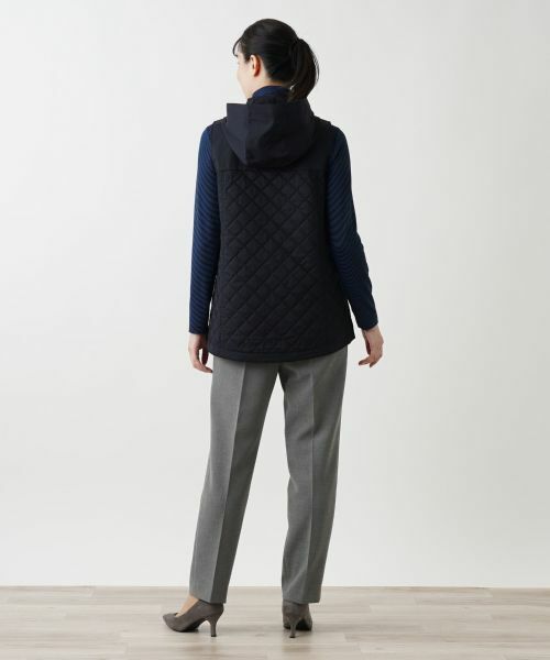 Leilian / レリアン テーラードジャケット | キルティングフーディベスト | 詳細11