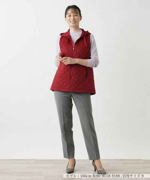 Leilian / レリアン テーラードジャケット | キルティングフーディベスト | 詳細12