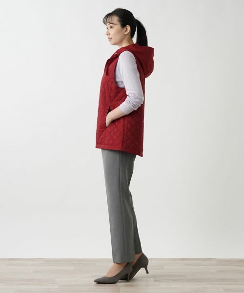 Leilian / レリアン テーラードジャケット | キルティングフーディベスト | 詳細13