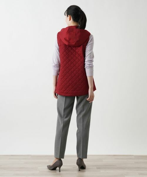 Leilian / レリアン テーラードジャケット | キルティングフーディベスト | 詳細14