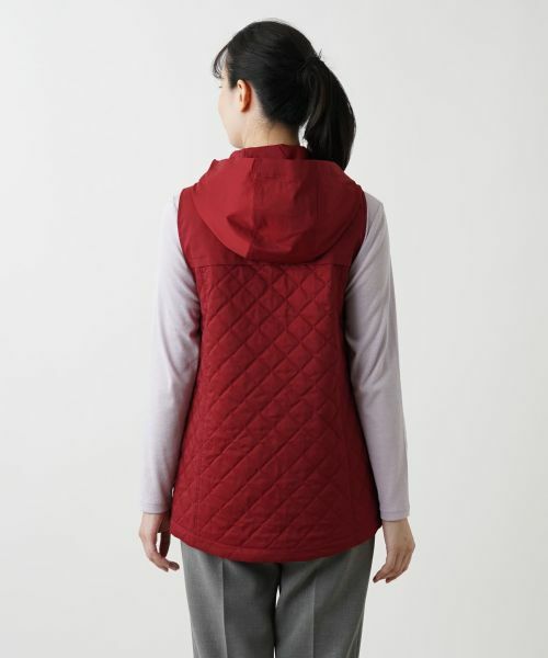Leilian / レリアン テーラードジャケット | キルティングフーディベスト | 詳細17