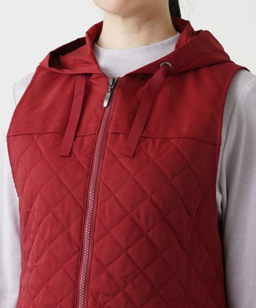 Leilian / レリアン テーラードジャケット | キルティングフーディベスト | 詳細18