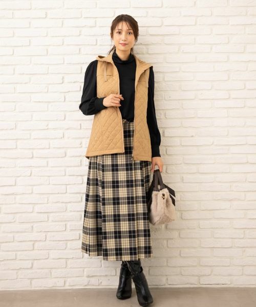 Leilian / レリアン テーラードジャケット | キルティングフーディベスト | 詳細2