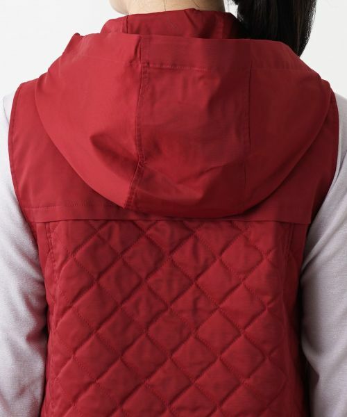 Leilian / レリアン テーラードジャケット | キルティングフーディベスト | 詳細20