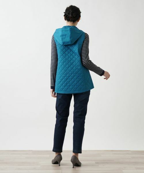Leilian / レリアン テーラードジャケット | キルティングフーディベスト | 詳細5