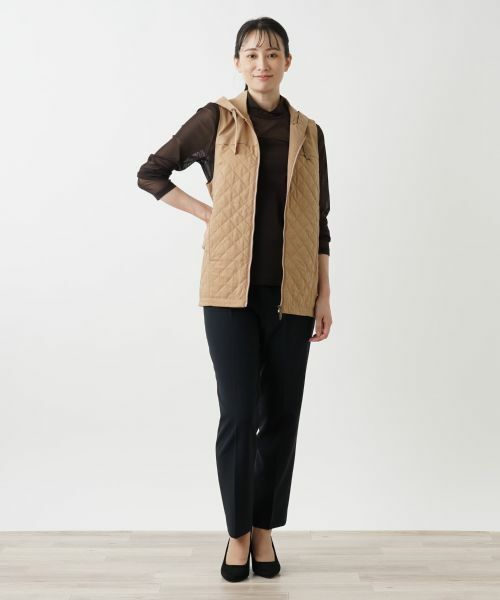 Leilian / レリアン テーラードジャケット | キルティングフーディベスト | 詳細6