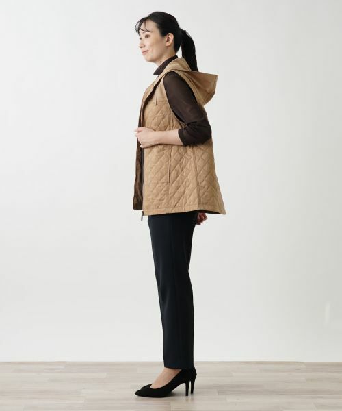 Leilian / レリアン テーラードジャケット | キルティングフーディベスト | 詳細7