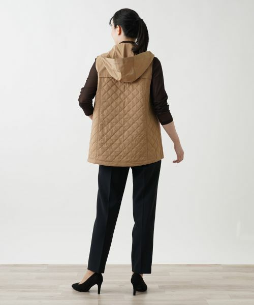 Leilian / レリアン テーラードジャケット | キルティングフーディベスト | 詳細8