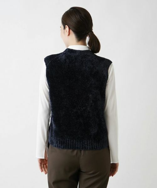 Leilian / レリアン テーラードジャケット | Vネックベスト | 詳細10