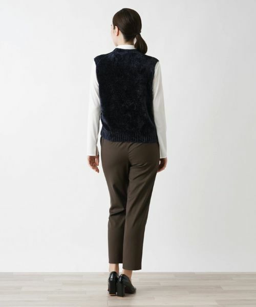 Leilian / レリアン テーラードジャケット | Vネックベスト | 詳細7