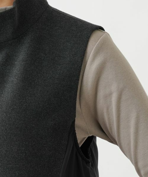 Leilian / レリアン テーラードジャケット | 中わたハイネックベスト | 詳細12