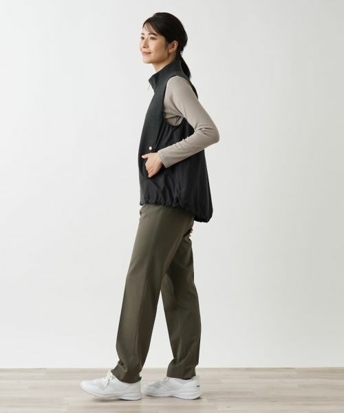 Leilian / レリアン テーラードジャケット | 中わたハイネックベスト | 詳細5