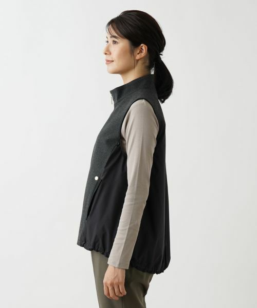 Leilian / レリアン テーラードジャケット | 中わたハイネックベスト | 詳細8