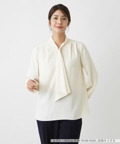 Leilian / レリアン シャツ・ブラウス | ドレープタイブラウス