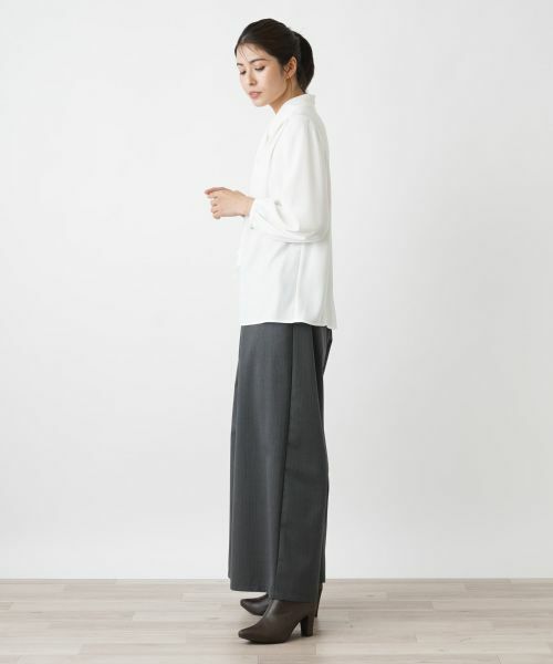 Leilian / レリアン シャツ・ブラウス | ドレープタイブラウス | 詳細2