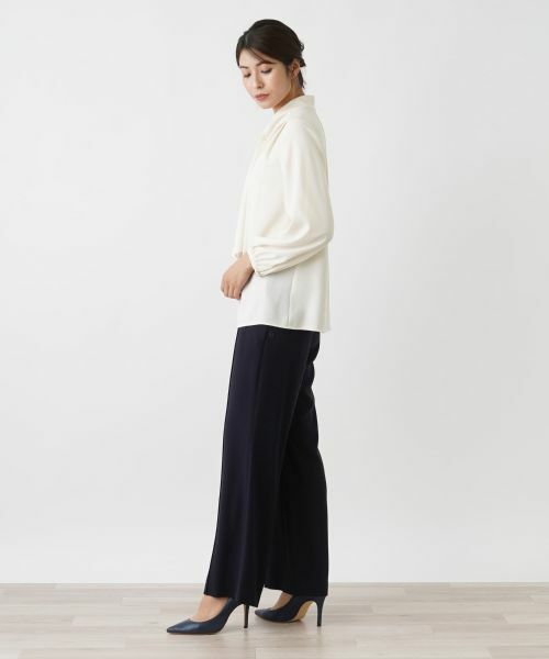 Leilian / レリアン シャツ・ブラウス | ドレープタイブラウス | 詳細7