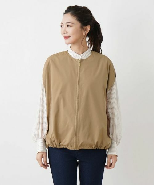 Leilian / レリアン テーラードジャケット | コクーンシルエットベスト | 詳細10