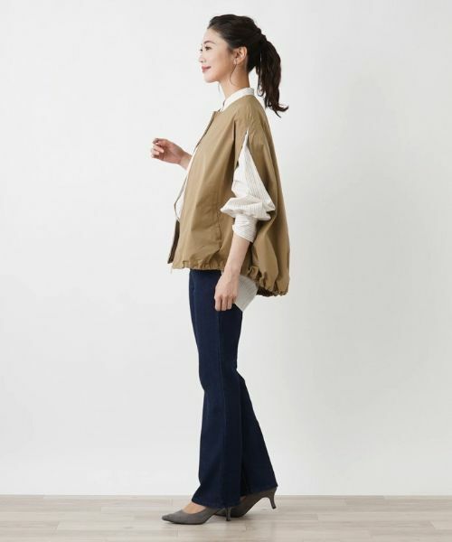 Leilian / レリアン テーラードジャケット | コクーンシルエットベスト | 詳細8