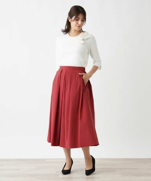 Leilian / レリアン ミニ・ひざ丈スカート | フレアスカート | 詳細1