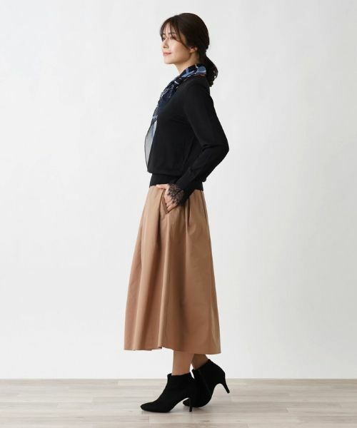 Leilian / レリアン ミニ・ひざ丈スカート | フレアスカート | 詳細5