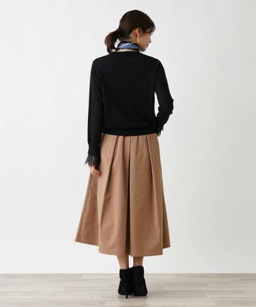 Leilian / レリアン ミニ・ひざ丈スカート | フレアスカート | 詳細6