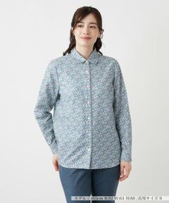 Leilian / レリアン シャツ・ブラウス | フラワー柄ブラウス【Leilian WHITE LABEL】